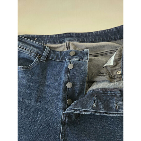 KSUBI DENIM JEANS PANTS 34" 100% AUTHENTIC INDIGO BLUE rare designer - Picture 6 of 13